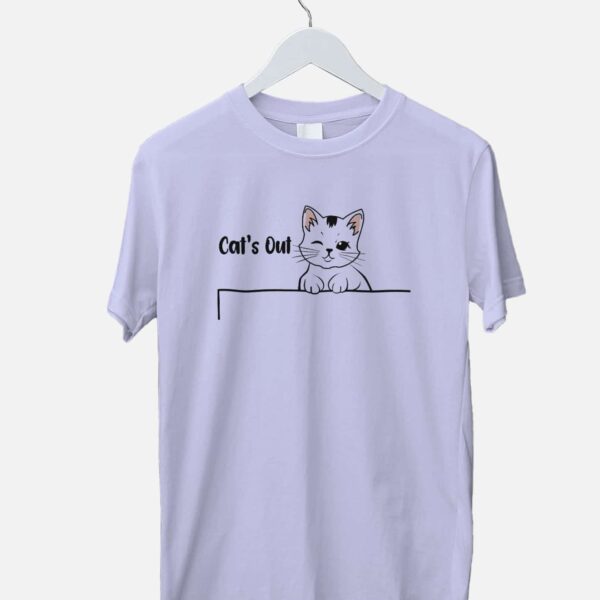 Cat’s out Funny unisex Tee