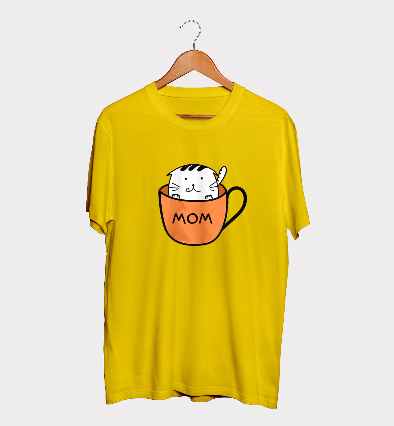 Cup mom yellow