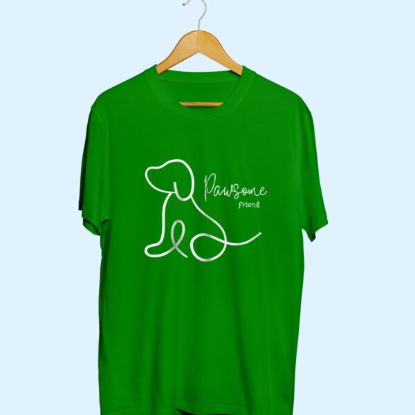 Pawsome Round Neck Premium Quality T-shirt