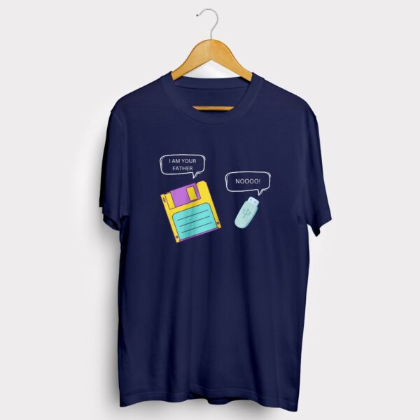 Floppy disk and USB funny T-shirt