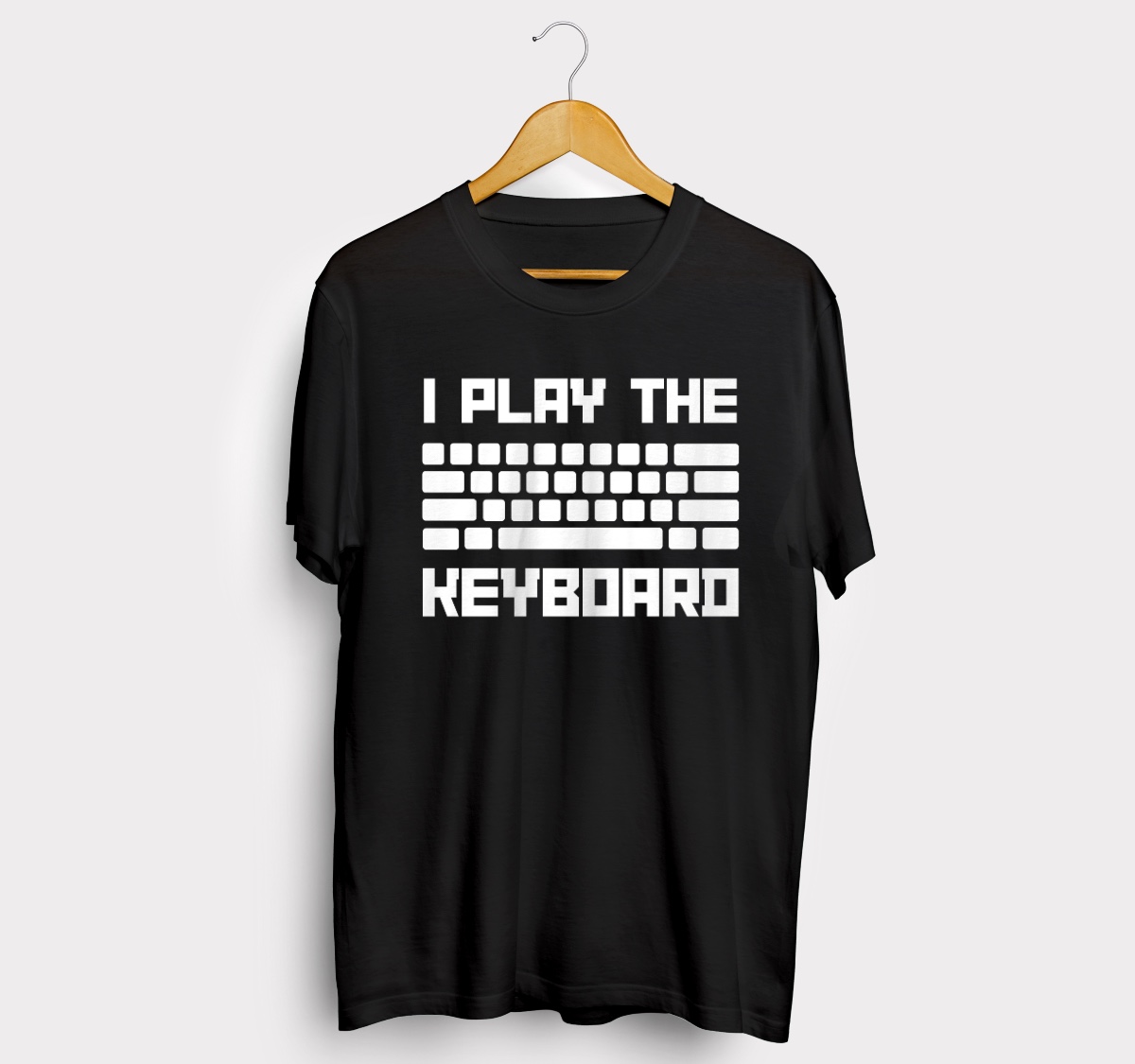 I play the keyboard black