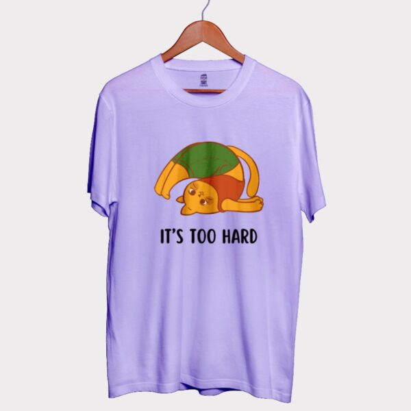 YOGA pose It's too hard half sleeve T-shirt