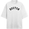 white boston t-shirt