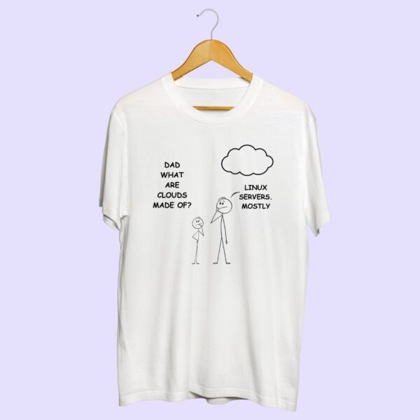 What are Clouds Made Of Round Neck funny T-shirt