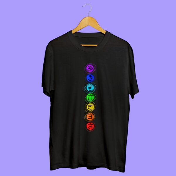 Seven Chakra OM yam ham T-shirt