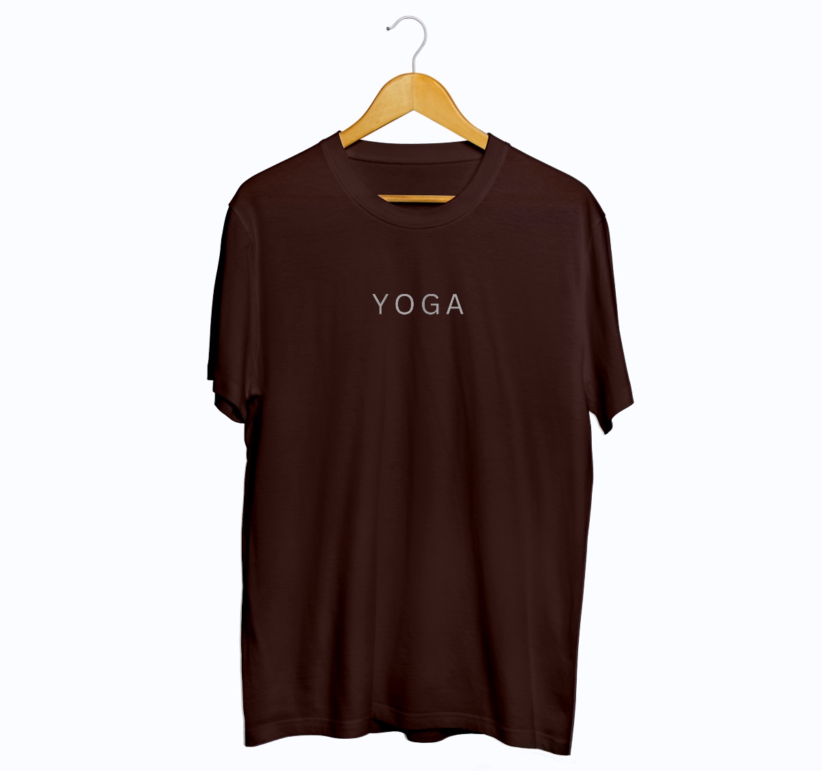 Coffee brown t-shirt Yoga