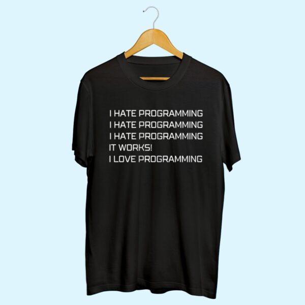 I Love Programming Half Sleeve T-Shirt