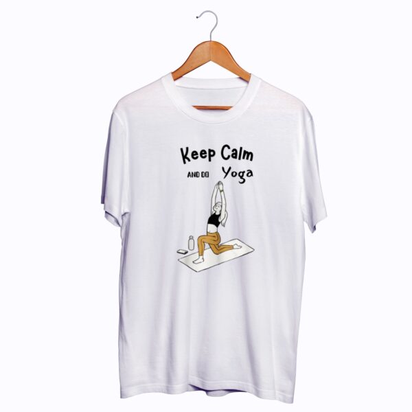 Keep Calm and Do Yoga Half Sleeve T-Shirt