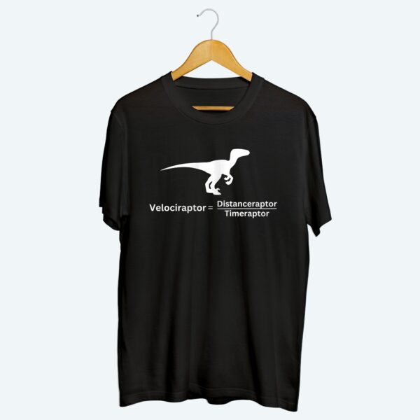 Velociraptor half sleeve T-shirt