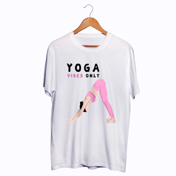 Yoga VIbes Only Half Sleeve T-Shirt