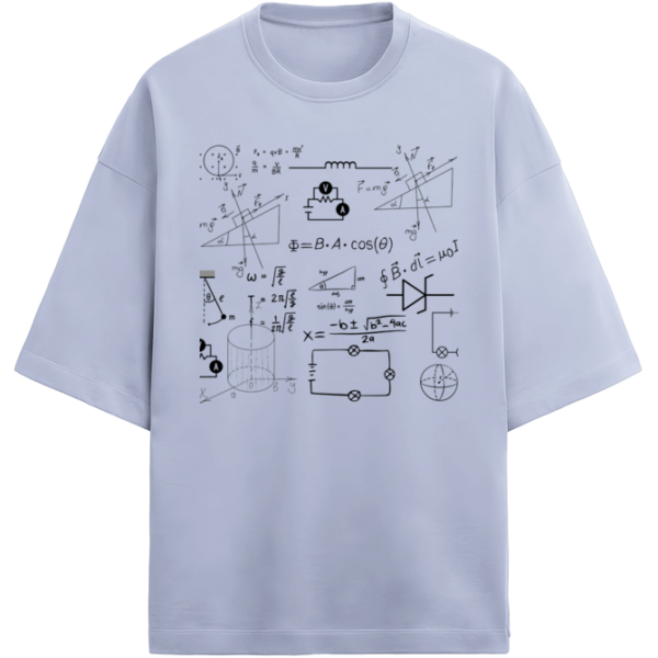 Nicola Tesla physics formulas Terry T-Shirt