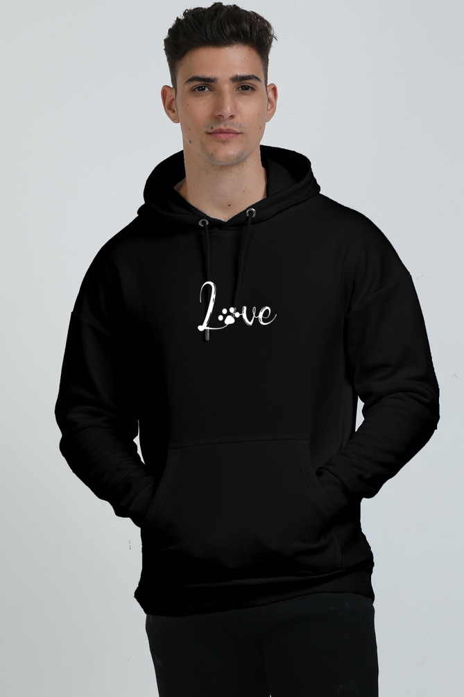 Black paw hoodie