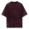 Acid Wash maroon Oversize