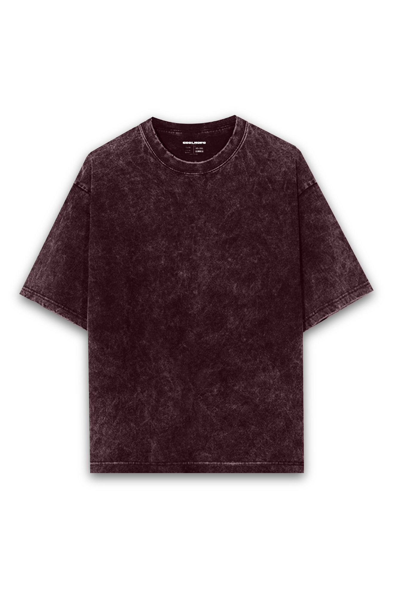 Acid Wash maroon Oversize