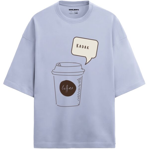 Coffee Kadak Oversized Heavy Gauge T-Shirt