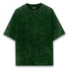 Dark green Acid Wash back tee