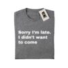 Heather_T-shirt grey sorry