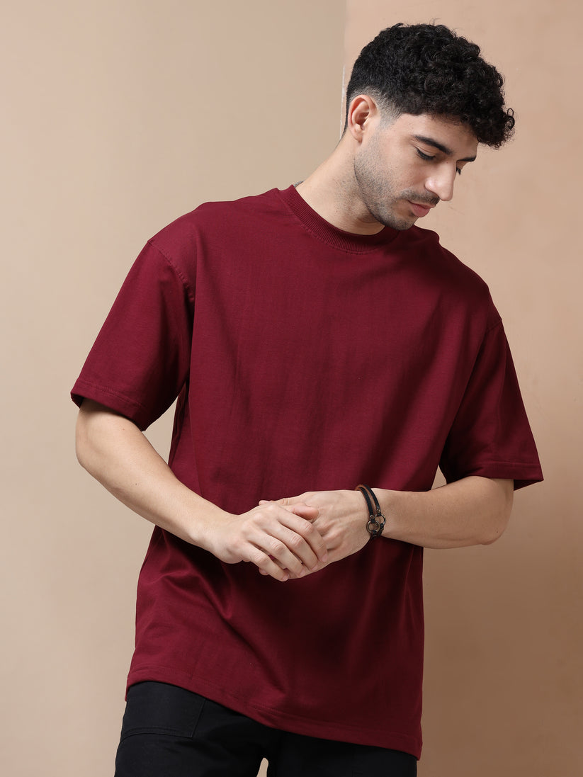 Maroon oversize 1