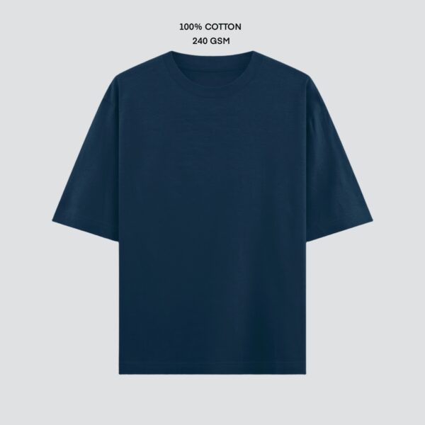 Petrol blue oversize tee