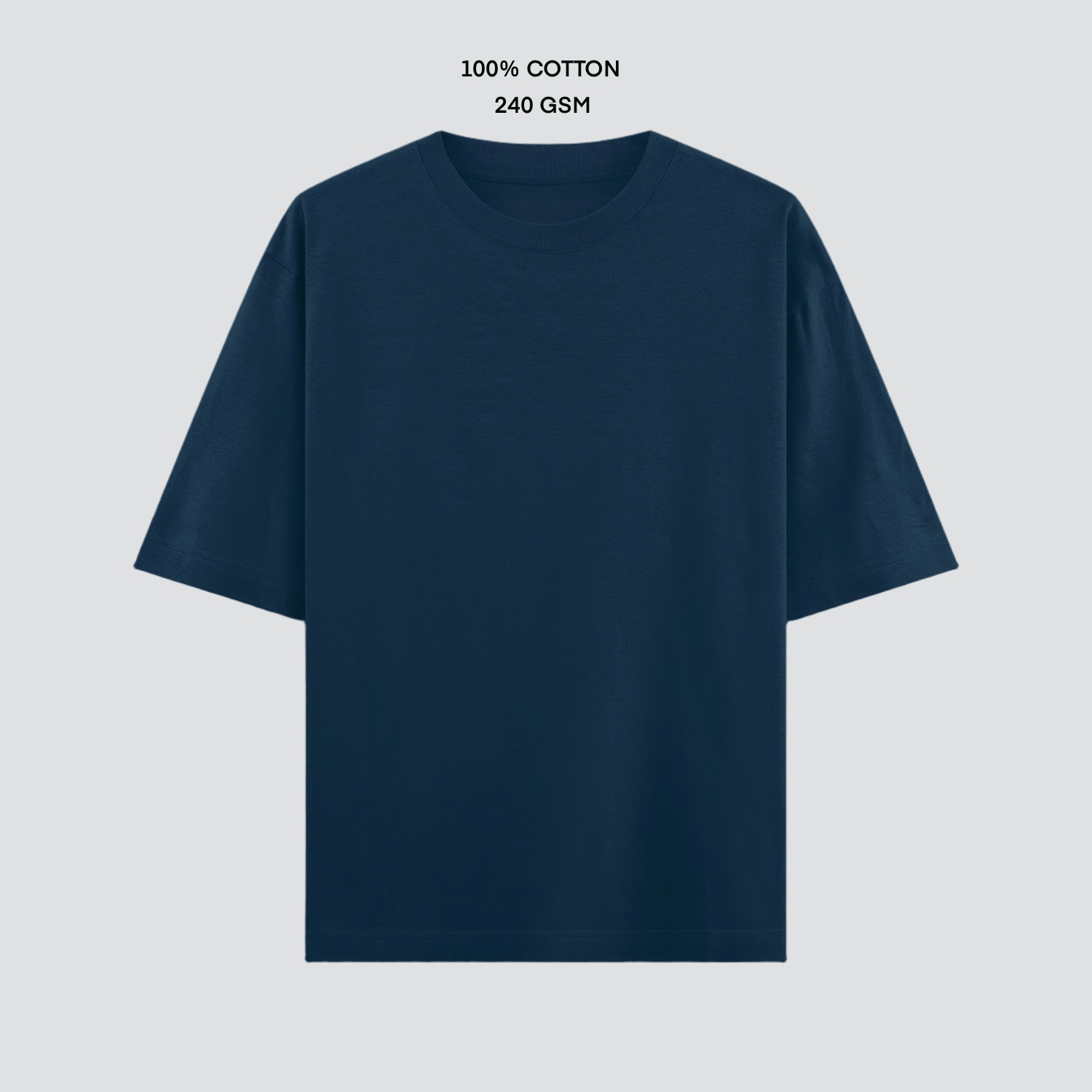 Petrol blue oversize tee