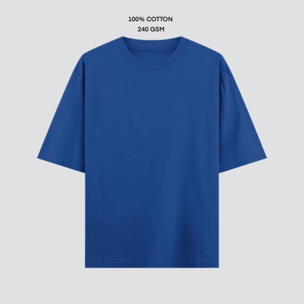 Royal blue front oversize