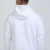 white Oversize hoodie back