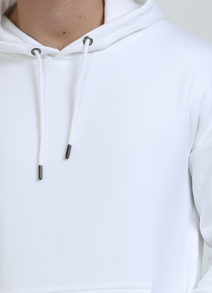 white Oversize hoodie view