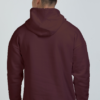 Oversize Hoodie back maroon