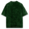 green acid wash oversize back