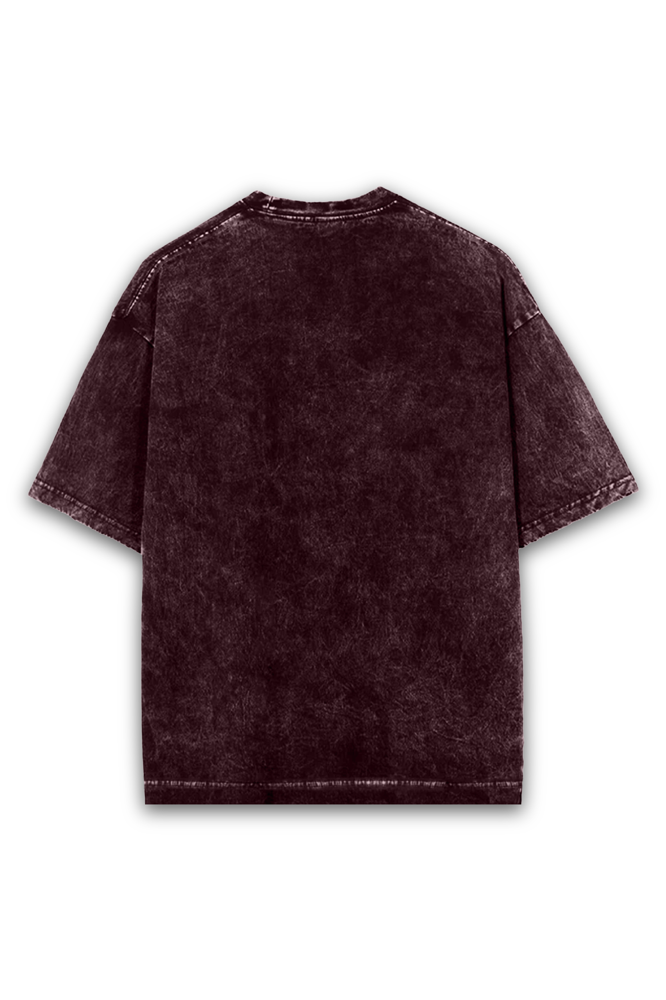 maroon Acid wash back