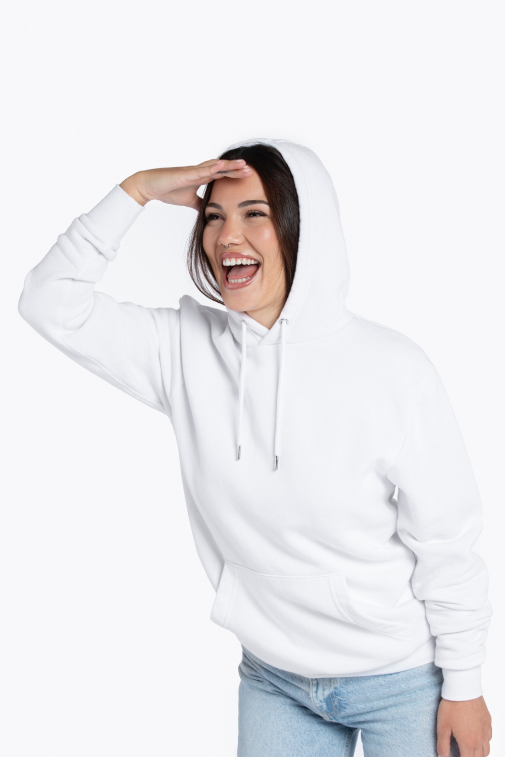 White oversize hoodie 3