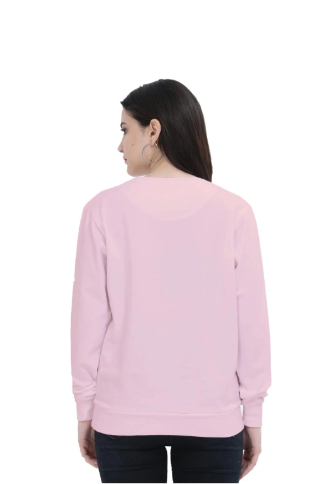 Pink sweatshirt Back