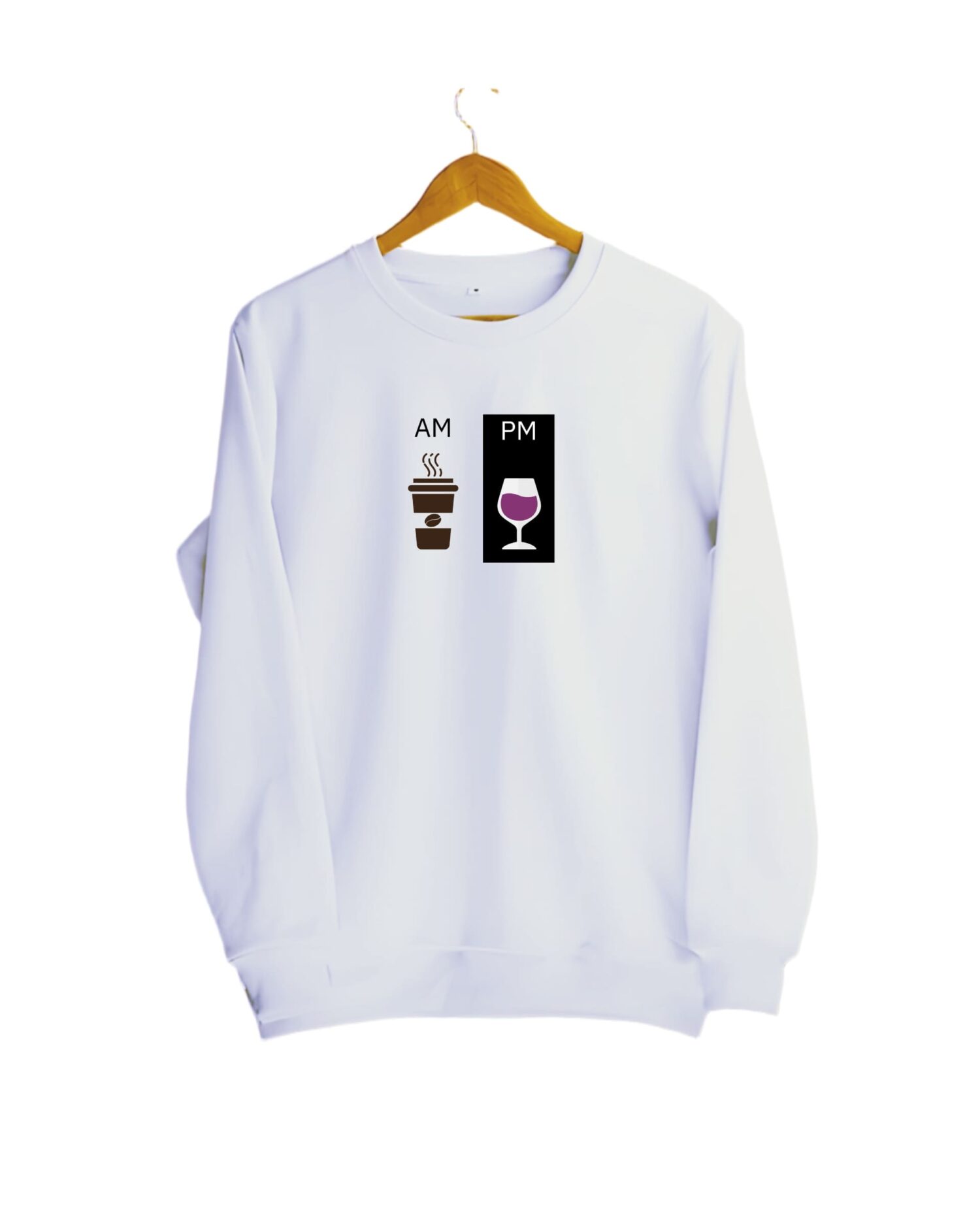 Sweatshirt_am pm white -min