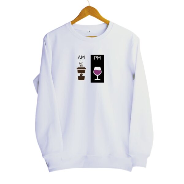 Sweatshirt_am pm white -min