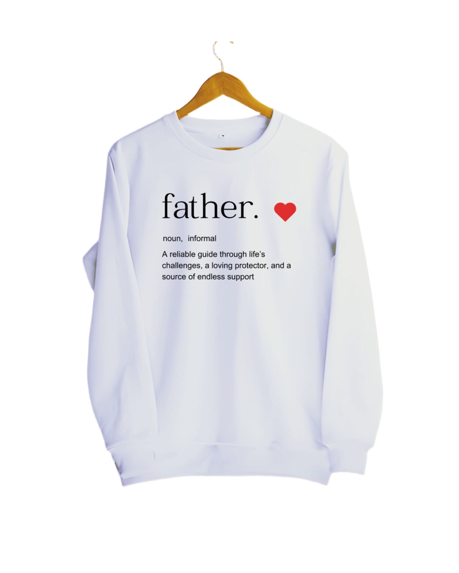 Sweatshirt_father white -min