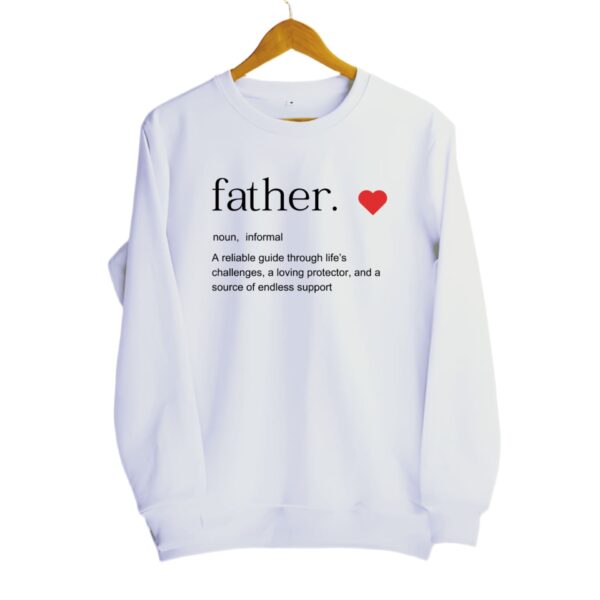 Sweatshirt_father white -min