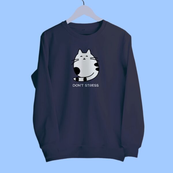 Sweatshirt_navy blue no stress-min