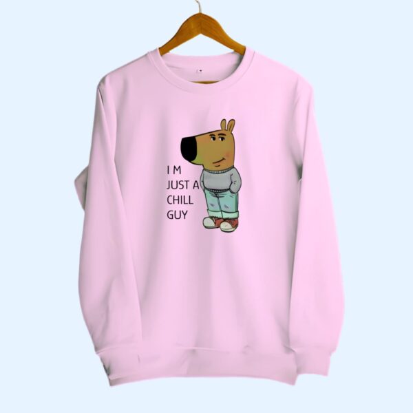 Sweatshirt_pink chill guy-min