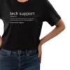 Tech support black tee