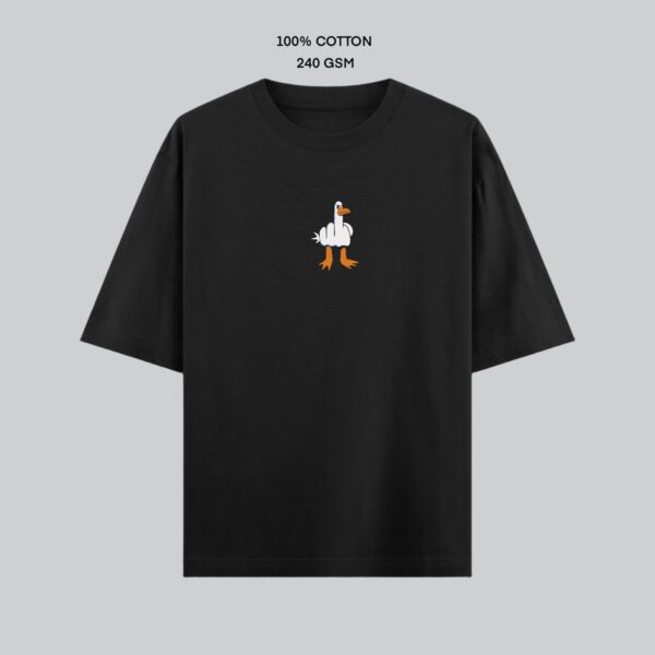 Duck you black oversize