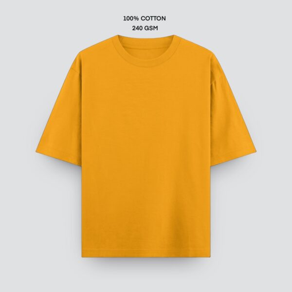 Golden yellow oversized front