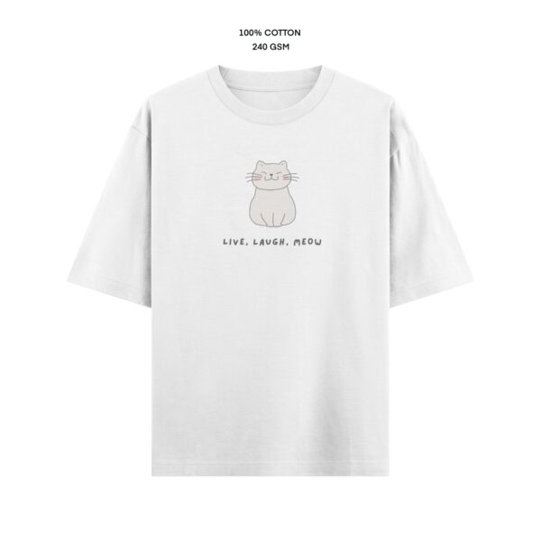 Oversize meow white