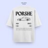 Oversized_Classic Porsche white