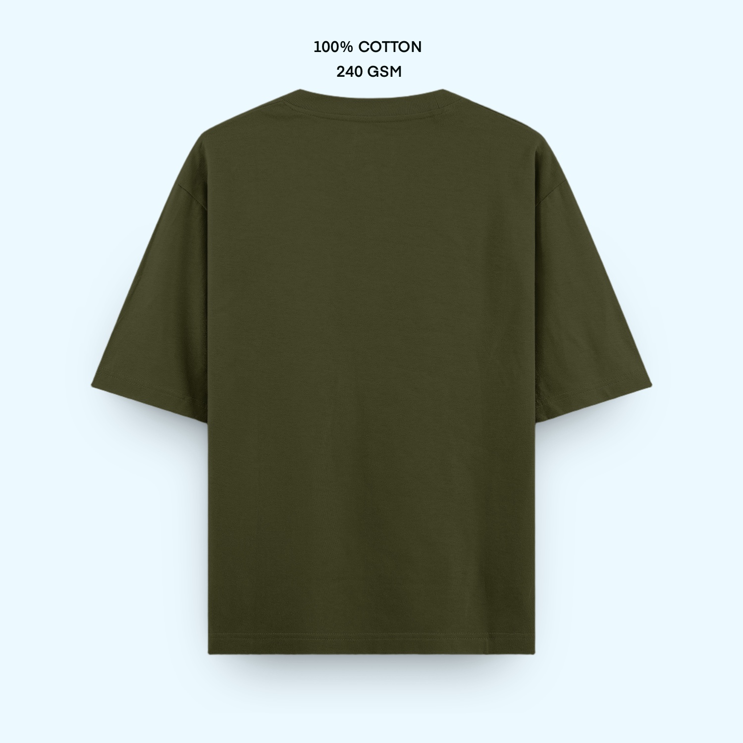 Oversized_Classic olive green back