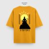 Oversize golden yellow tee hanuman