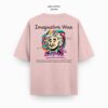 Oversized fit pink albert