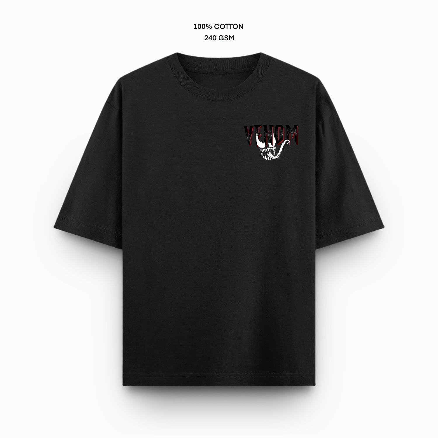 Oversized venom black